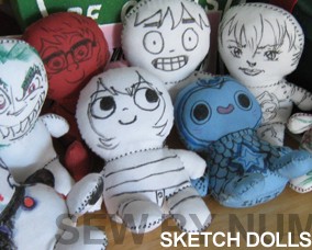 Sketch Dolls for Comic Con